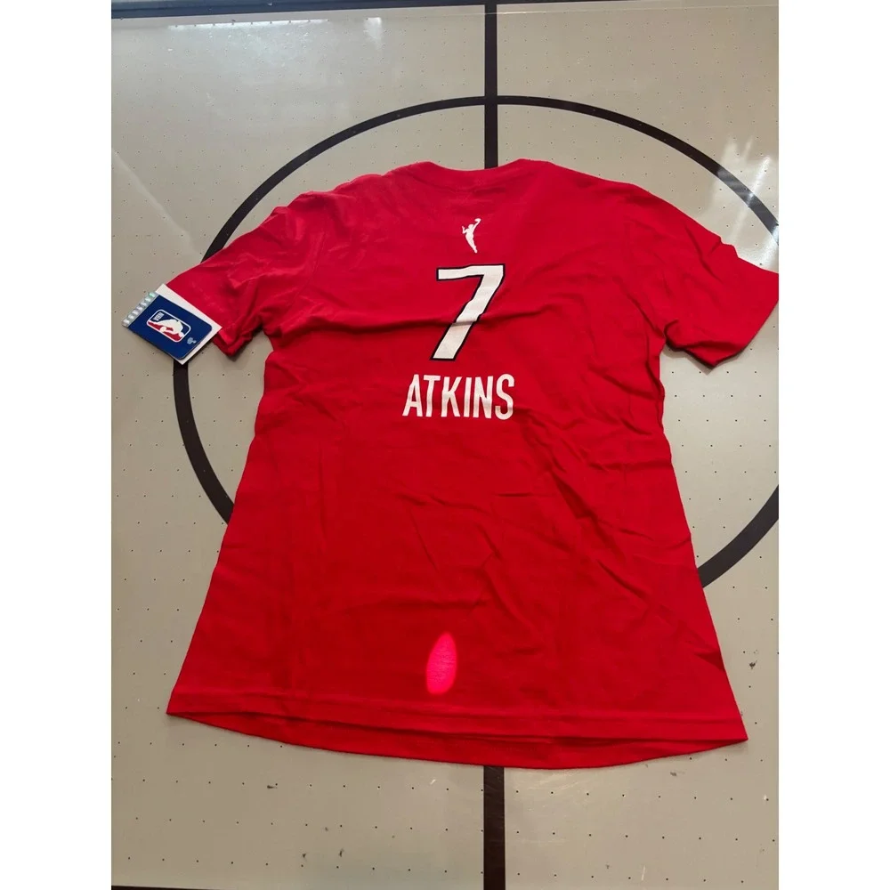 568 Nike Washington Mystics Ariel Atkins #7 WNBA Red Youth Medium 10/12 NEW